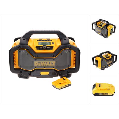 DeWalt DCR 027 N Akku Radio DAB+ 10,8-18,0 V + 1x Akku 2,0 Ah - ohne Ladegerät
