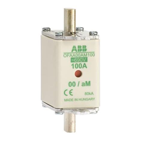 Fusible Couteau 125A AM Taille 00 690V 1SCA022701R1930 ABB 922402