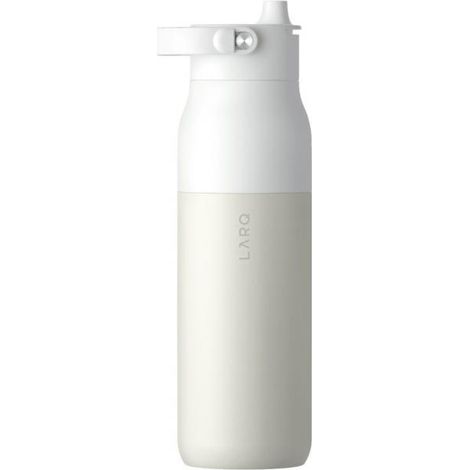LARQ PureVis 2 Uso diario, Fitness, Senderismo, Deportes 1000 ml Acero inoxidable Beige, Blanco (1/5)