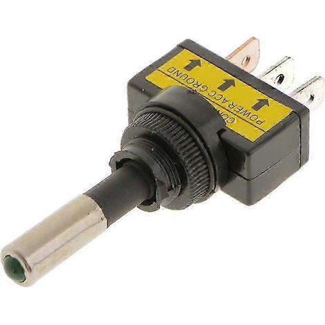 Interruptor basculante de palanca para luces de coche, barco, 4-52A, 3 pines, 4 piezas, SZRH AM (1/4)