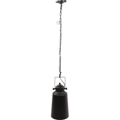Lámpara de techo de metal negro 19,5x19,5x34/123