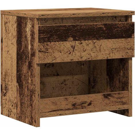 Maison Exclusive - Nachttisch Altholz-Optik 40x30x39 cm Holzwerks