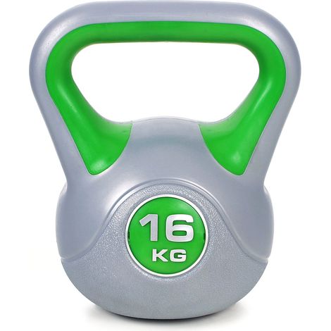 Mancuerna de vinilo MASTER 16 kg Kettlebell (1/3)