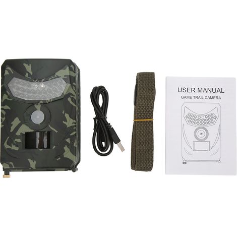 Caméra de chasse PR100B étanche IP56 à détection infrarouge pour observation de la faune, protection extérieure du jardin et surveillance domestique. (1/5)