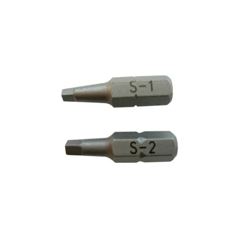 Embout de Vissage Carre Conique R2 1/4" Acier Traite - Longueur 50mm - Compatible Visseuse et Perceuse-Visseuse SCHILL (1/2)