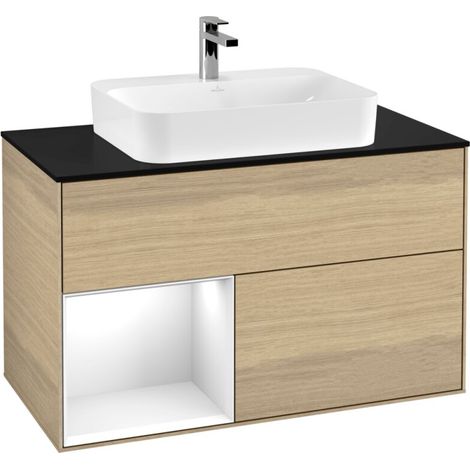 Villeroy & Boch G362GFPC Armoire sous-lavabo Finion G36 (1/2)