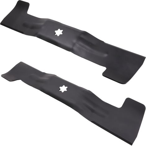 2x46,7cm Lame de tondeuse pour Yardman Yard-Man HS 5180 / HS 5200 / HS 5220 K (1/3)