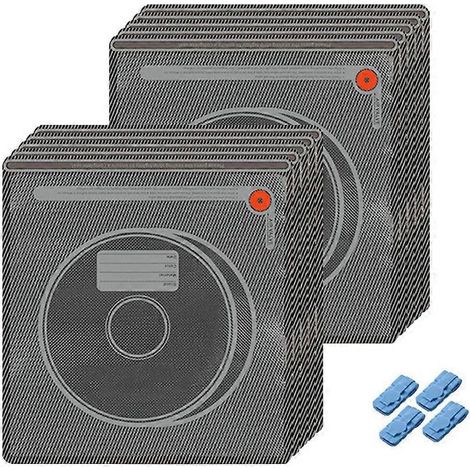 BlackVault 20er-Pack Vakuum-Aufbewahrungsbeutel für 3D-Filament, lichtdichte, wiederverwendbare, staubdichte Beutel mit Verschlussclips (1/5)