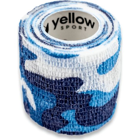 Benda coesiva 5 cm x 4,5 m, mimetica blu