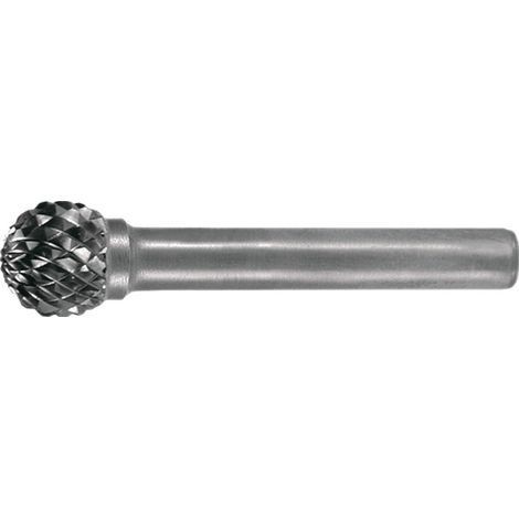 TECWERK Frässtift KUD Ø 10 mm Kopflänge 9 mm Schaft-Ø 6 mmHartmetall Verzahnung Kreuz