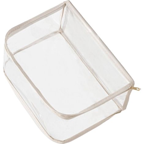 Sac de Rangement Transparent pour Sac à Main, à Main en PVC, à Poussière 20 X 27,5 X 12,5 Cm avec Fermeture éclair, Conception étanche, Rangement de Placard Transparent pour Sacs à, Sacs à (1/5)