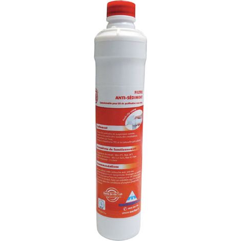 Cartouche antisédiments Rouge pour Direct Pur - Merkur (1/2)