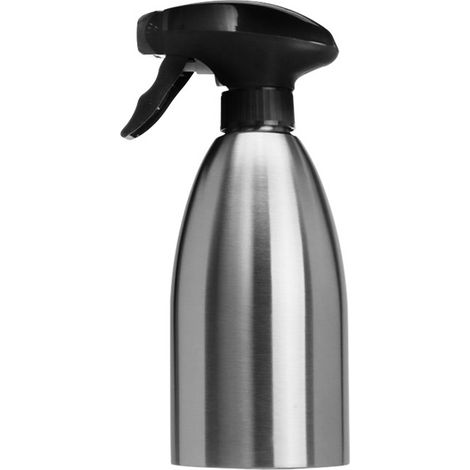 Bouteille pulvérisateur d'huile en acier inoxydable 500 ml, vide pour vinaigre, cuisson, salade, barbecue, outil de cuisine.