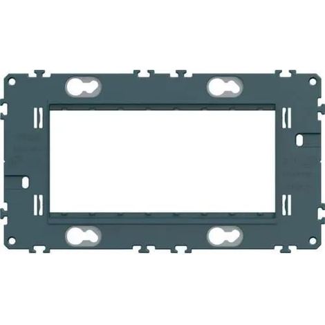 Befestigungsstütze hager 4 Module Achsabstand 57 mm Metall Kunststoff