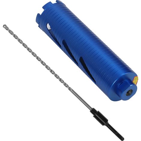 Foret diamanté trépan 76 mm acier alliage ultra-dur filetage 5/8-11 carottage à eau avec mèche de centrage pour béton (1/5)
