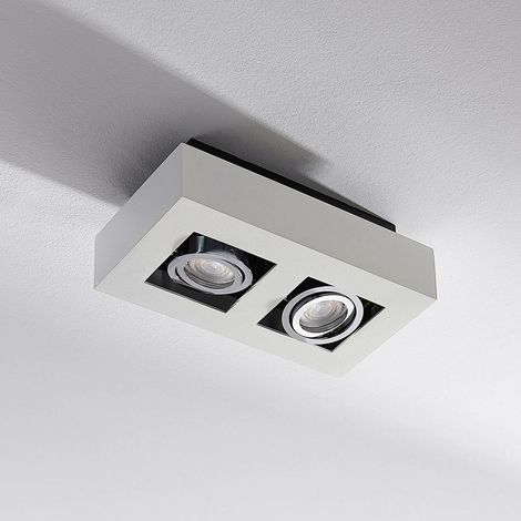 [NEUWERTIG] B-Ware Arcchio Led Spot Vince Deckenlampe Deckenlampe Lampe Leuchte 2 Flmg Gu10 Weiß