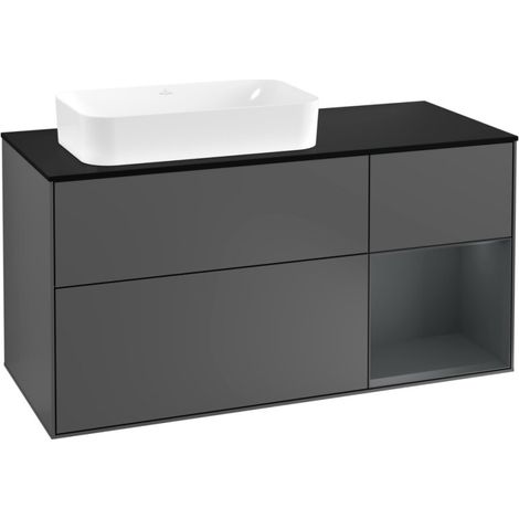 Villeroy & Boch F282HGGK Meuble sous-lavabo Finion F28 (1/2)
