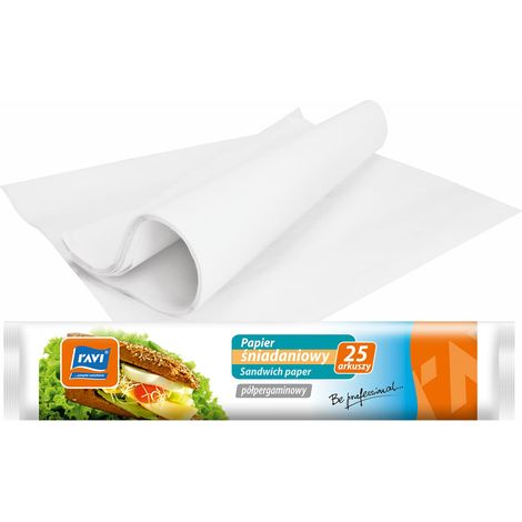 Papel de desayuno de media hoja, 25 unidades.