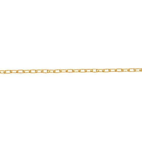 CATENELLA AD ANELLI OTTONE 10X6X1,3 LUNGHEZZA 2 METRI SET 5 PEZZI - MASIDEF (1/2)