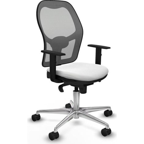 Piqueras y Crespo Silla de Oficina Moderna Blanca Confort