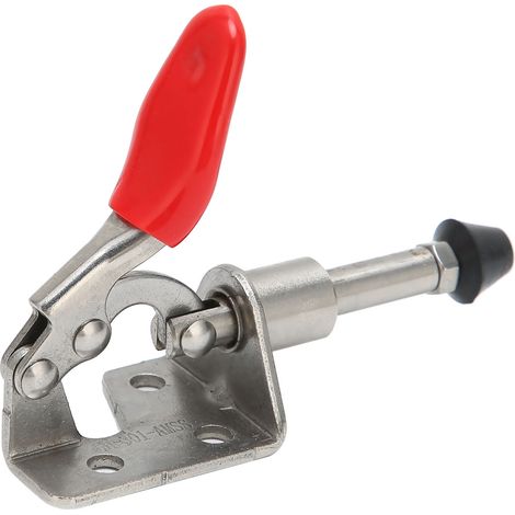 GH-301-ASS Schnellspannklemme aus Edelstahl, hebelbetätigter Schweißflansch, manuelles Befestigungswerkzeug für Schweißvorrichtungen (1/5)