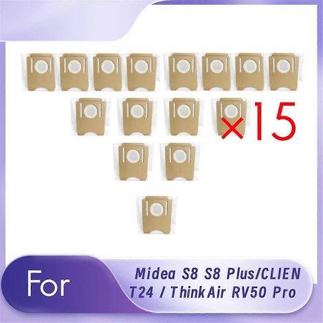 Für CLIENT T24 / ThinkAir RV50 Pro / Midea S8 S8 Plus Verbrauchsmaterialien Staubbeutel Vliesbeutel Besenzubehör (1/5)