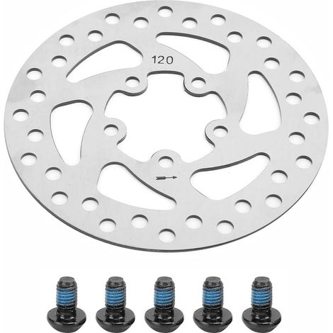 Disque de frein 120 mm pour trottinette électrique avec 5 vis, compatible avec Xiaomi M365 Pro Pro2 (1/5)