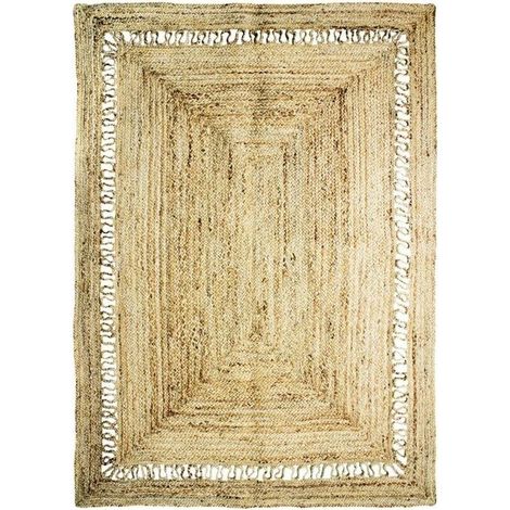 RHG Tapis salon en vague naturel 120x170 (1/4)