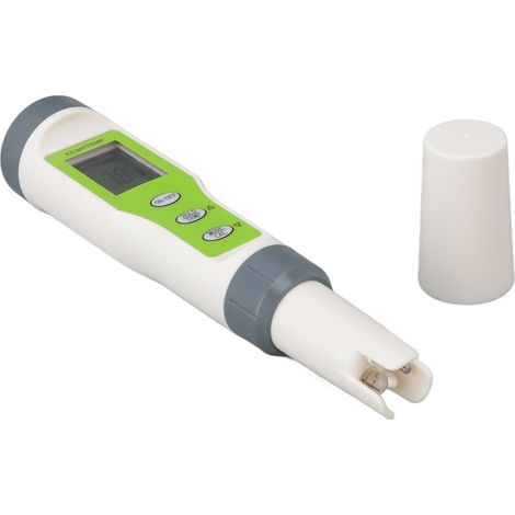 3-in-1 EC/TEMP/pH-Wassertester für Hydrokulturanalysen, Qualitätssensor, batterielos, Pulver enthalten, Modell EC014 (1/5)