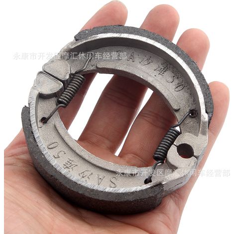 ATV 4WD motorcycle/ATV accessories 50-125cc front hub brake pads, friction pads, brake shoes 80mm