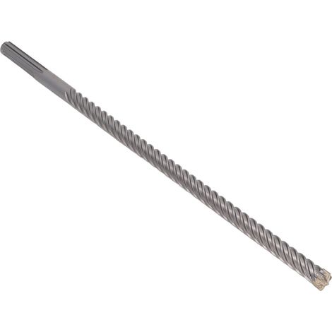 Foret burin perforateur 6 cannelures carbure, pour brique, pierre et béton, diamètre 20mm, longueur 500mm, lot complet. (1/5)