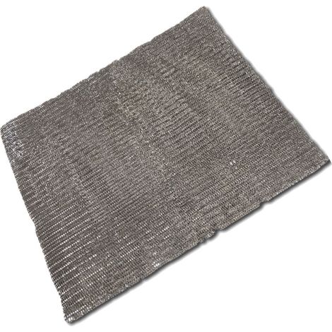 Filtre pour hotte 22502 – Métallique universel à découper 570x470x2 mm – Compatible toutes marques – Pour espaces confinés