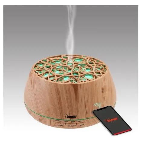 Bimar DA26 Aromadiffusor aus hellem Holz mit Wi-Fi