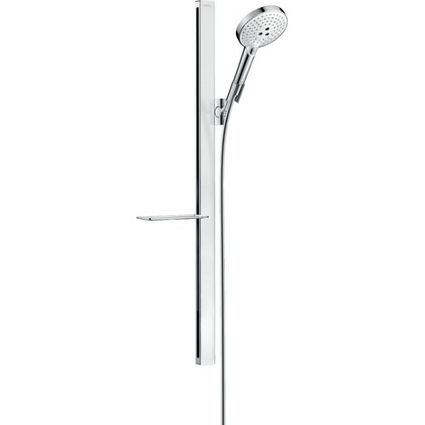Hansgrohe Raindance Select S - Set doccia 120, 3 getti, asta doccia 90 cm, bianco/cromato 27648400 (1/5)