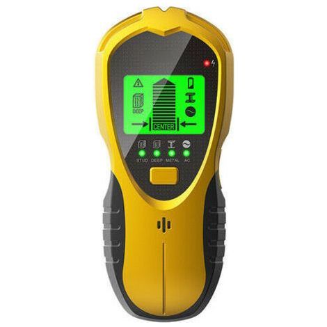 4 in 1 Wall Detector Wall Metal Detector with LCD Display Stud Finder, Detector for Detecting Metals, Electrical Wires, Wooden Studs in Walls, Floors and Ceilings (1/4)