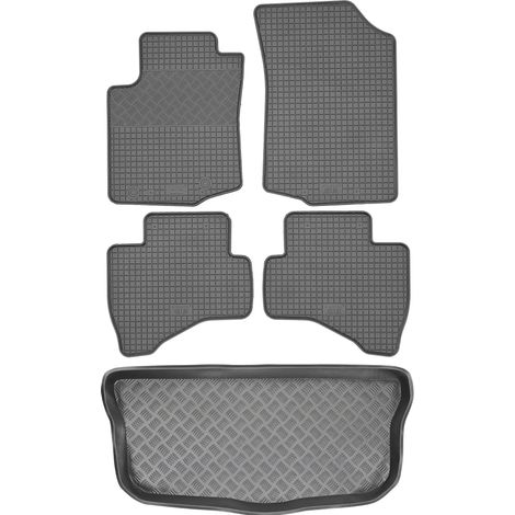 Toyota Aygo II Schrägheck ab 2014 SET - Gummifußmatten + Kofferraummatte