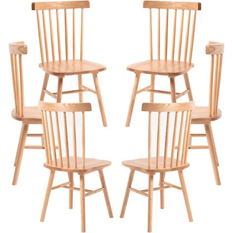 Sillas Comedor - Pack 6 Sillas Wowis Madera