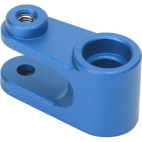 Bras de servo en alliage d'aluminium pour voitures RC Traxxas 1/10 Maxx 89076 (pièces de rechange bleues) (1/5)