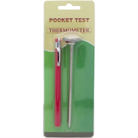 12 cm lange Sonde, praktisches Küchenutensil, Edelstahl-Grillthermometer