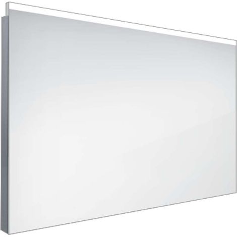 Nimco Spiegel - LED-Badezimmerspiegel 90x60 cm, quadratisch, Aluminium ZP 8019 (1/3)