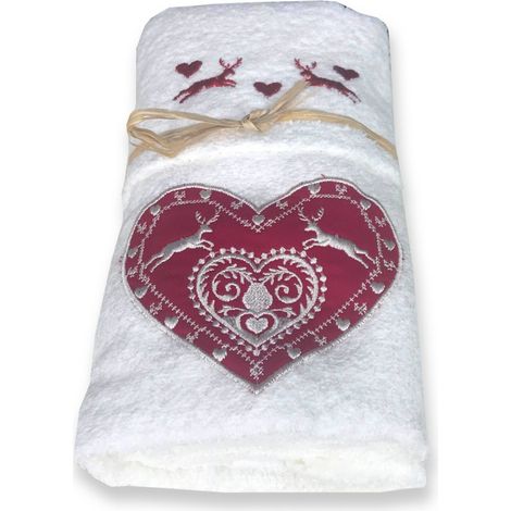 TYROL TYROL HEART ensemble de serviettes