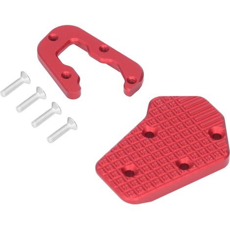 Levier de frein arrière moto CNC aluminium allié plaque d'extension élargie remplacement pour F900XR 2020‑2021 Rouge (1/5)