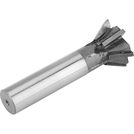 Schwalbenschwanz-Nutfräser, gerader Schaft aus Hartmetall, 6 Zähne, D40xa60°xd20 (1/5)