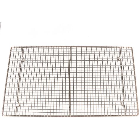 Grille de refroidissement antiadhésive, plaque de cuisson, grille à pain, grille à gâteaux, outil de pâtisserie (1/4)