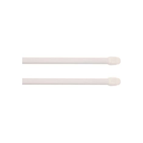 2 Tringles de vitrages extensibles - Marron - 80x110 cm