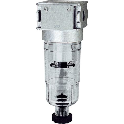 Riegler Filter »multifix-mini«, mit PC-Behälter, 5 µm, BG 0, G 1/4 (1/4)