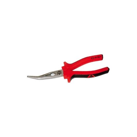 CK Pinza de punta larga ergonómica 200 mm negra