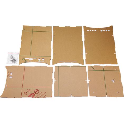 Kit Cube Lumière Musical 3D 8x8x8 LED 8 Canaux Spectre DIY Électronique Boîte Transparente (1/4)
