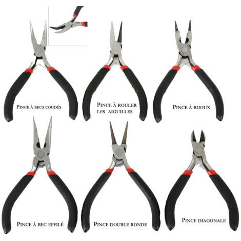 BUNTHAUS PA Ensemble de six coupe-fils, petits coupe-fils latéraux pour l'artisanat, coupe-fils pour la fabrication de bijoux, coupe-fils floraux, outils pour cordes de guitare florales, cisaille (1/4)