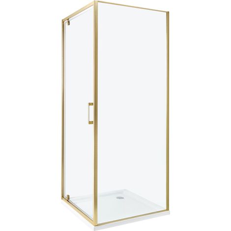 Shower Enclosure DARLI 700 x 700 x 1850 mm Gold